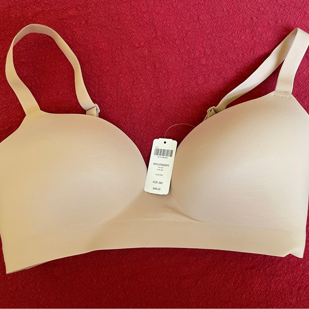 Soma Enbliss wireless bra size 38C color Adobe Rose. New with tags.